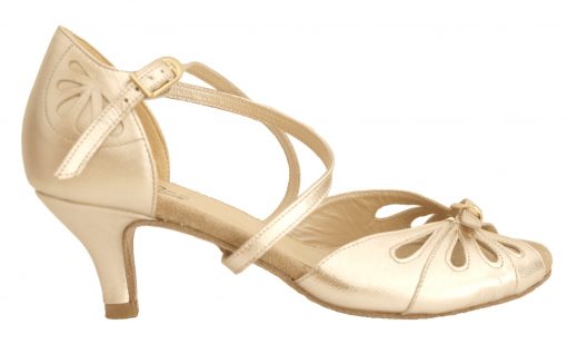 Guld sandaler med hæl