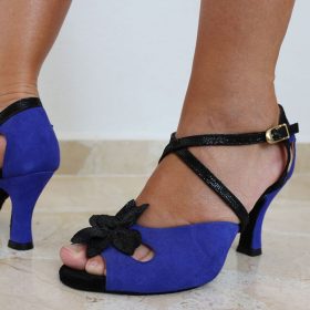 Blå højhælede sko til Populært design, sko-mærke til damer