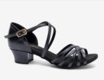 Sandal til dans med lav hæl.